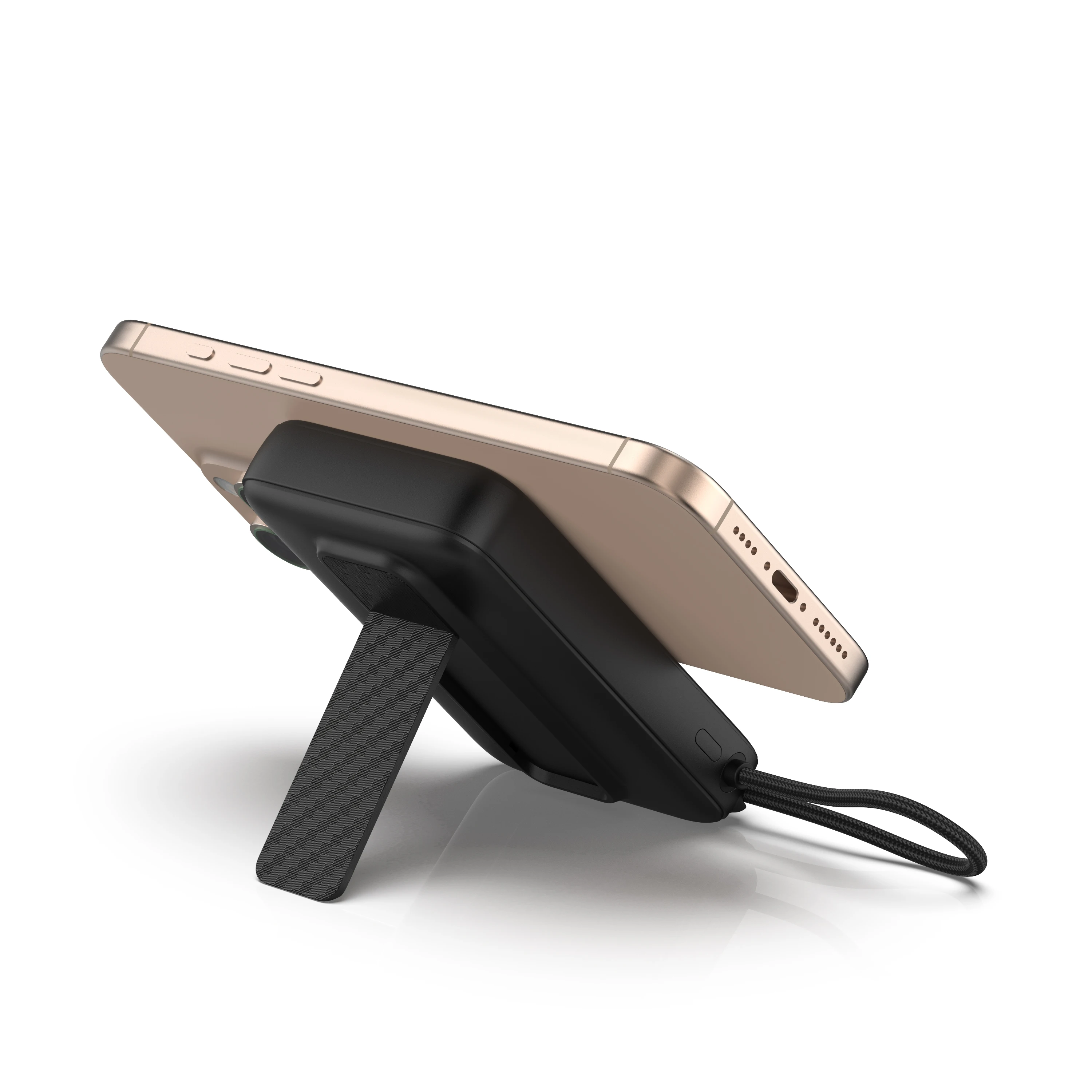 Magnetic Power Bank 10000mAh Built-in Type-C Cable 20W Digital Display Portable Charger PB191-C Compatible with iPhone 17/16/15