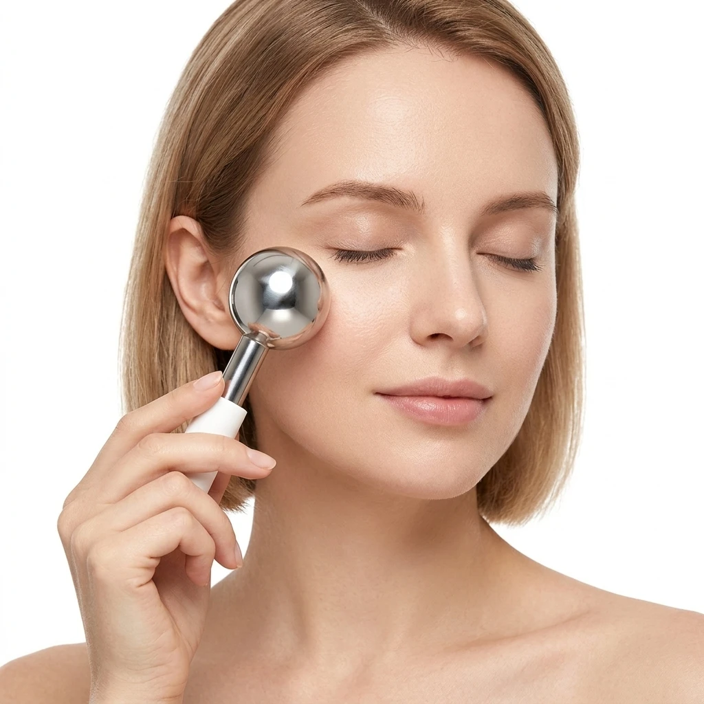 304 Stainless Steel Ice Globes Cooling Eye Massage Tool Cryo Sticks Face Freeze Beauty Spa