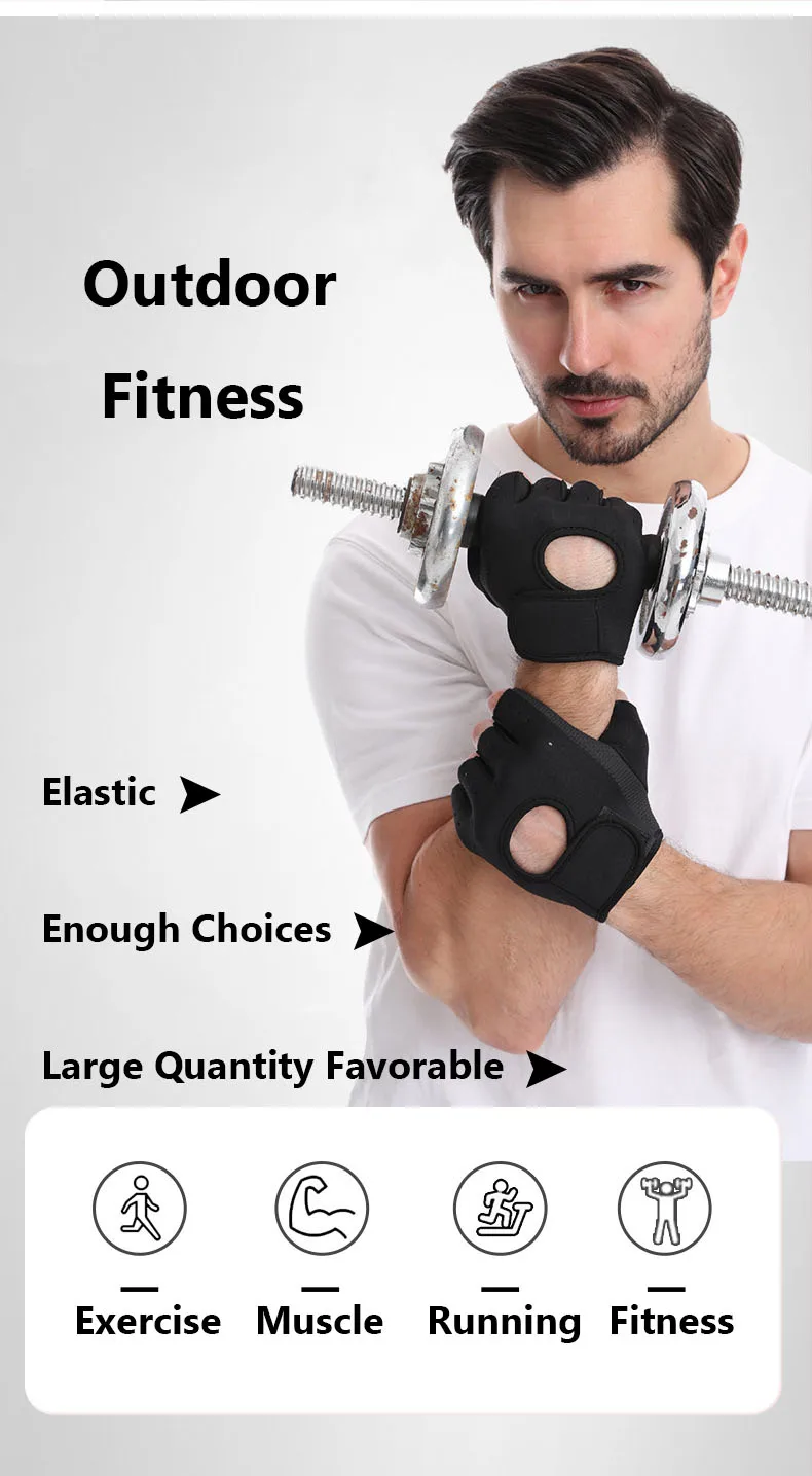 Wholesale Weight Lifting Gloves Fitness Gloves Gym Gloves Antislip For