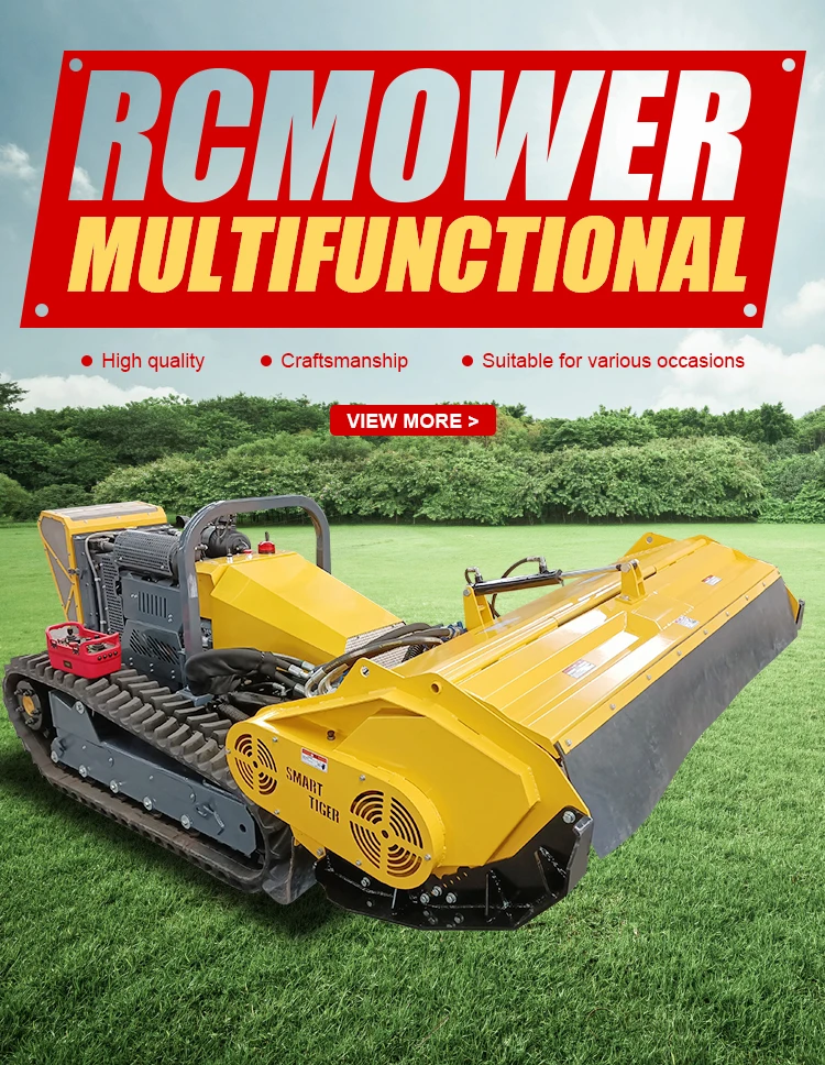 Customized Remote Control Forestry Mulcher Super Fully Hydraulic Atv