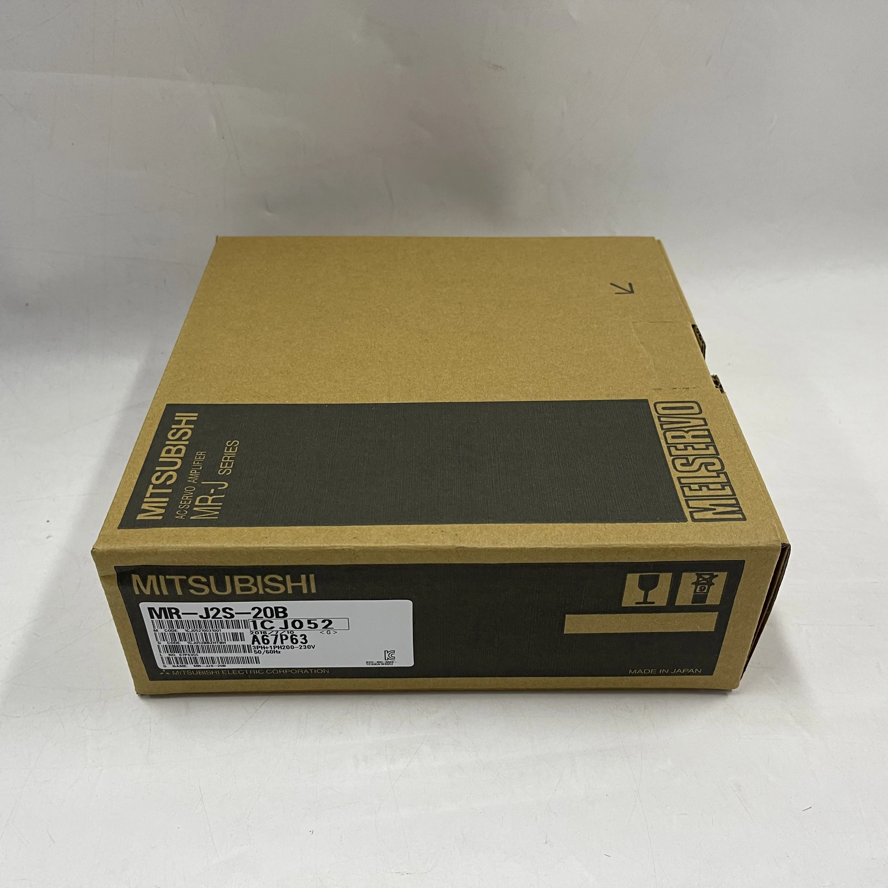 Mitsubishi MELSERVO J2S Series AC Servo Amplifier MR-J2S-20B Mitsubishi MELSERVO J2S Series AC Servo Amplifier MR-J2S-20B