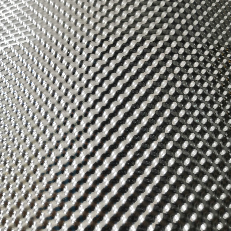 Hemispherical Embossed Corrugated Aluminum Sheet for Auto Radiator Heat Dissipation or Dust Proof