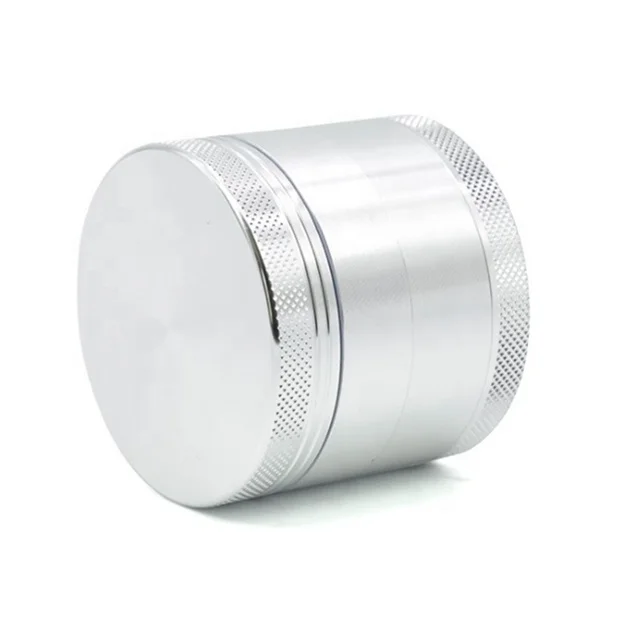 wholesale grinders OEM/ODM Custom logo 40mm 50mm 55mm 63mm 75mm metal herbal smoking 4 layers tobacco herb grinder