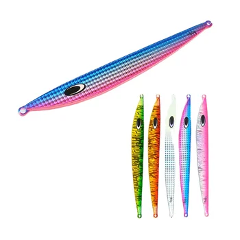 Cross-Border Iron Plate Lure Blade-Shape Deep-Sea Tuna Long-Cast Laser Metal Lead Fish Hard Bait Without Hooks In-Stock – Metal Jig – view 2