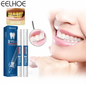 Costom OEM ODM 2pcs Teeth Whitening Pen Cleaning Brush Serum Remover Dental Whitener Oral Hygiene Care Whitening Set