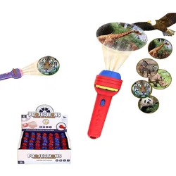 Hot Selling Plastic Led Projection Flashlight