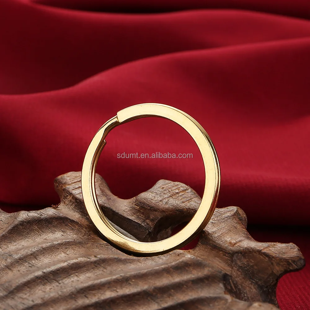 30mm Round Split Key Rings Bulk For Keychain Key And Art Crafts Metal