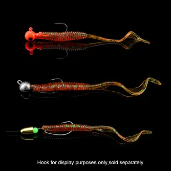 9.5cm Silicone PVC Fishing Lure Single Artificial Soft Bait for Saltwater Fish for River Lake Stream – Soft Lure – view 4