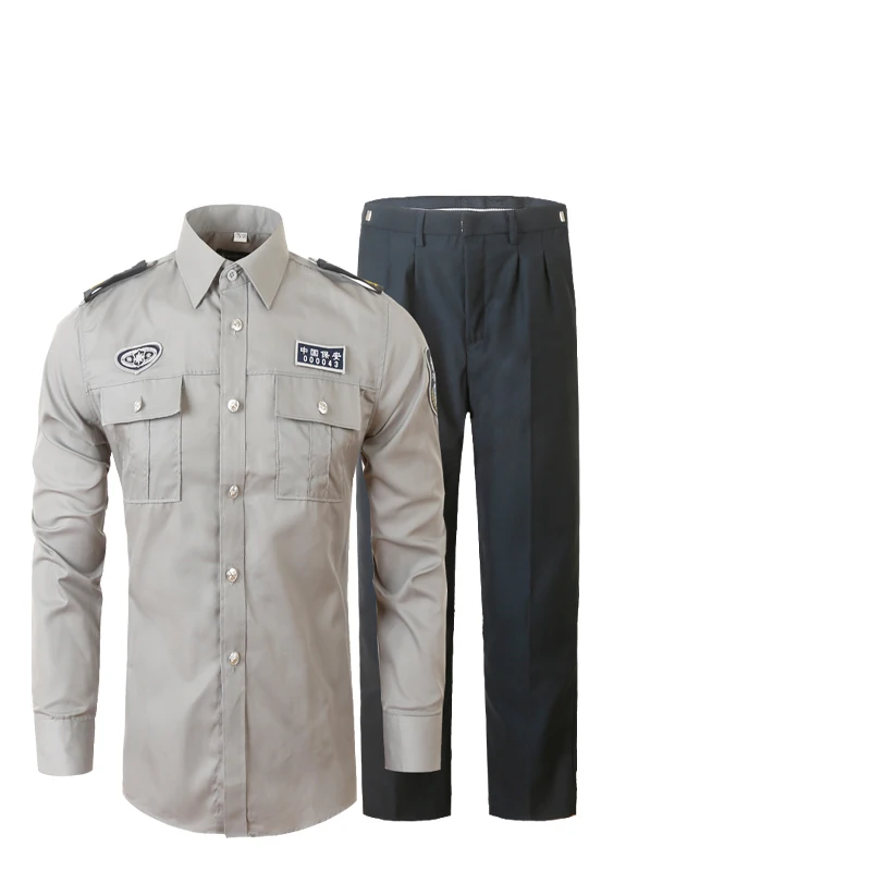 Design Security Uniform  65 Poly 35cotton Fabric Available Design Security Guards Complete Uniforms Staff Security for Clothes