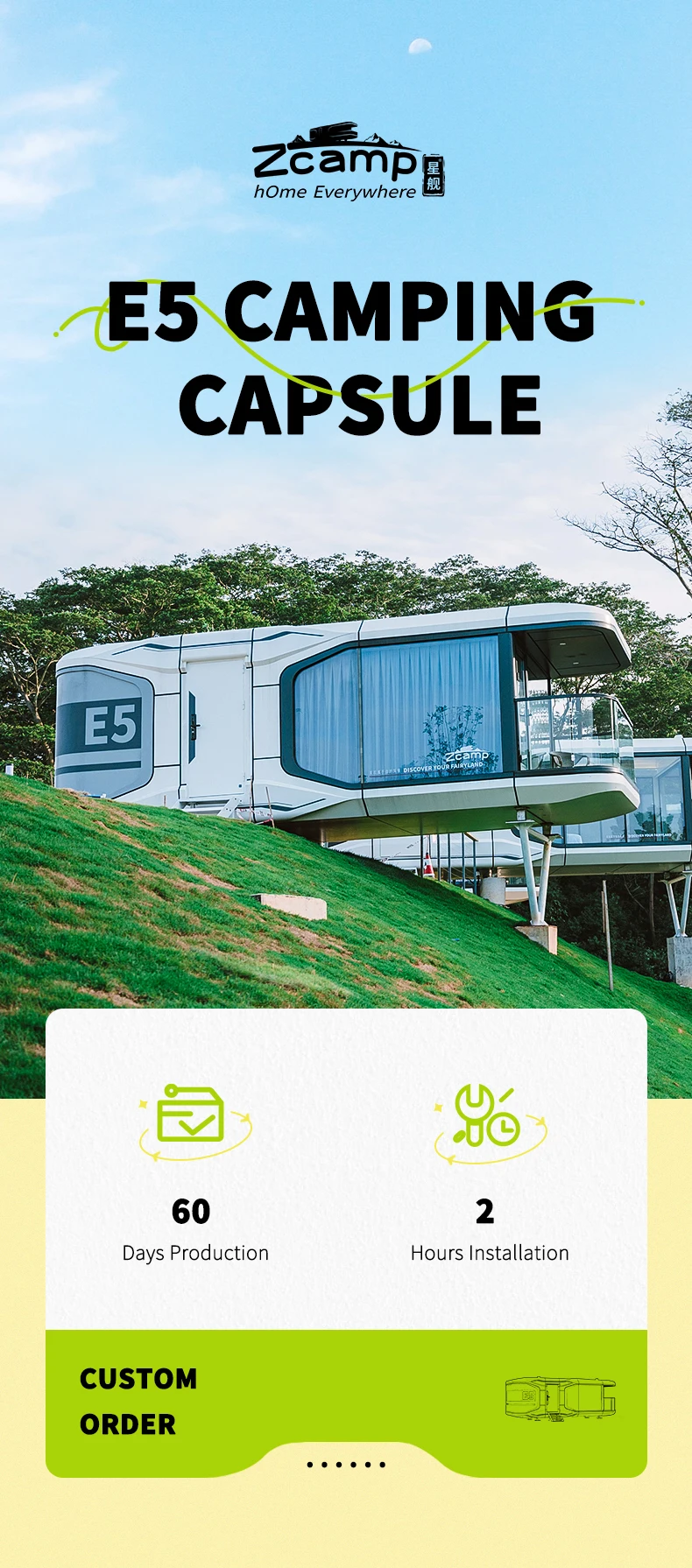 Zcamp E5 Container Homes Luxury Container Home Prefab Portable