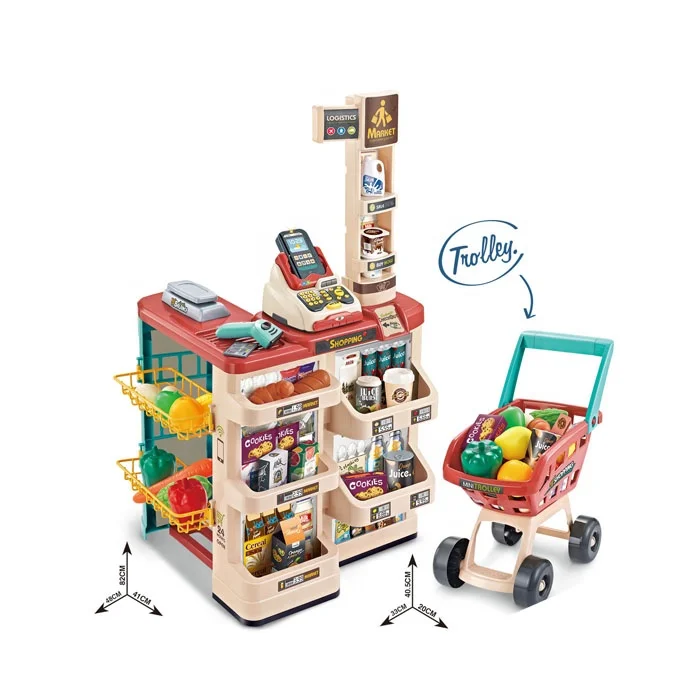 shopping cart kitchen toy