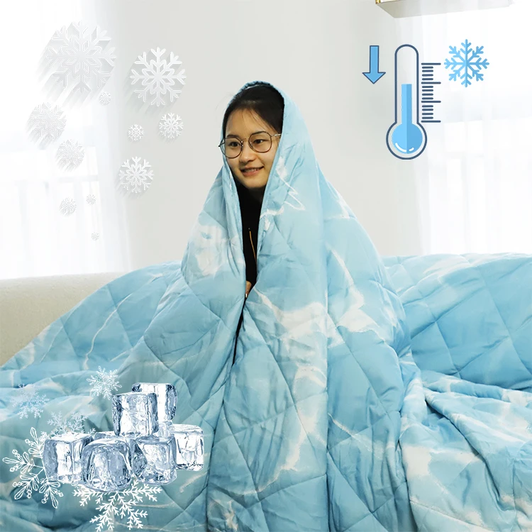 Summer Arc-Chill Cooling Tech Fabric Blanket for Hot Sleepers