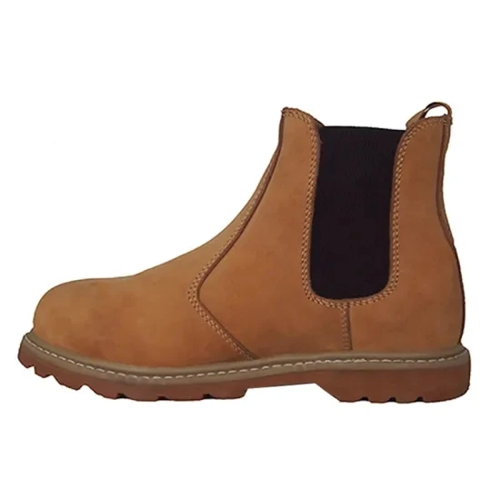 STEEL TOE CAPS TAN LEATHER WORK BOOTS SAFETY DEALERS LIGHTWEIGHT 
