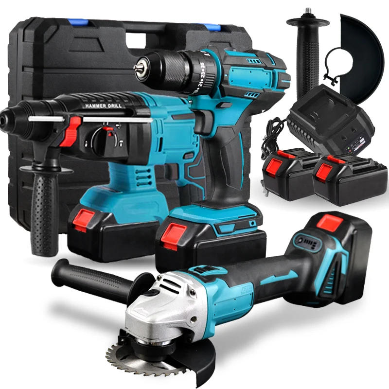 電動工具セット電動パワーシールマキタコンボ3In1ツールキット 