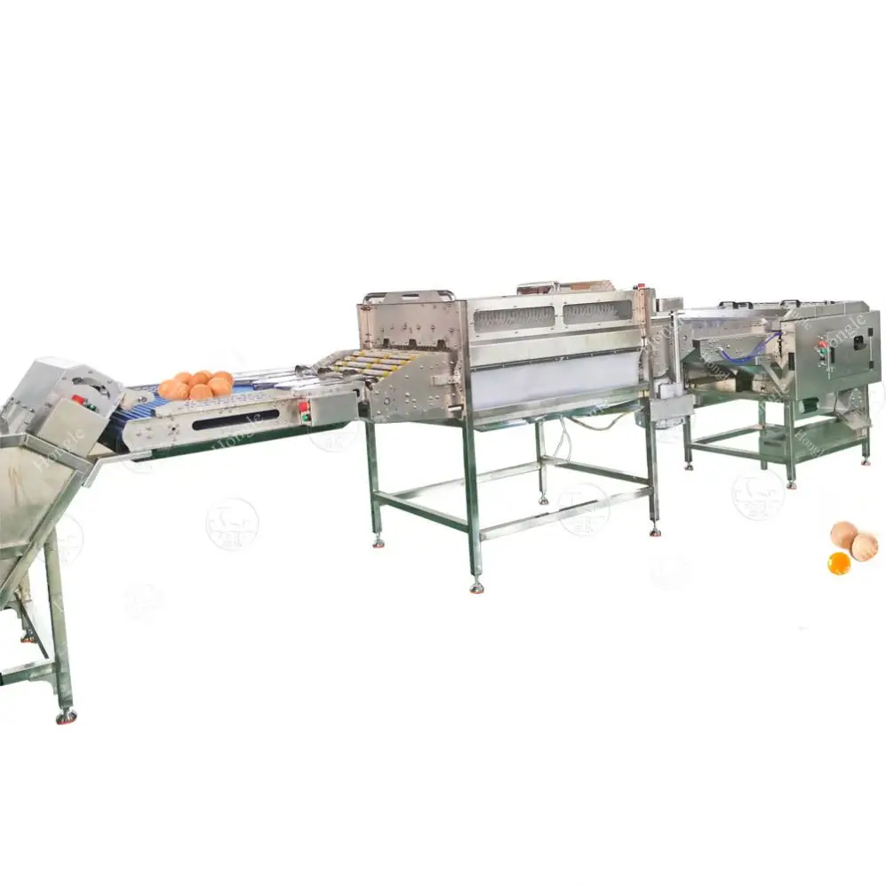 Multifunctional Automatic Egg Cleaner Classifier Grader Machine Small Egg Washing Grading Machine With Low Price