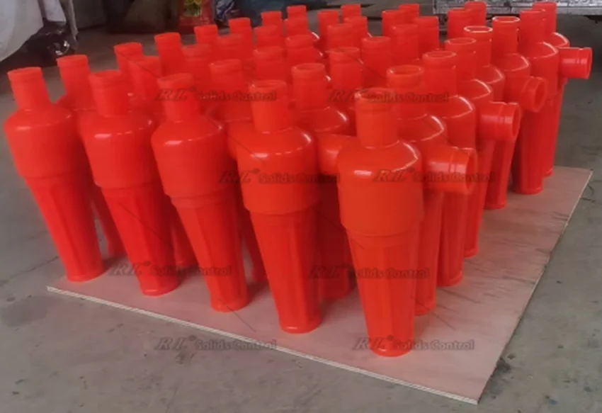Solid Control Hydraulic Cyclone for Petroleum Drilling, Dual Nozzle Cyclone