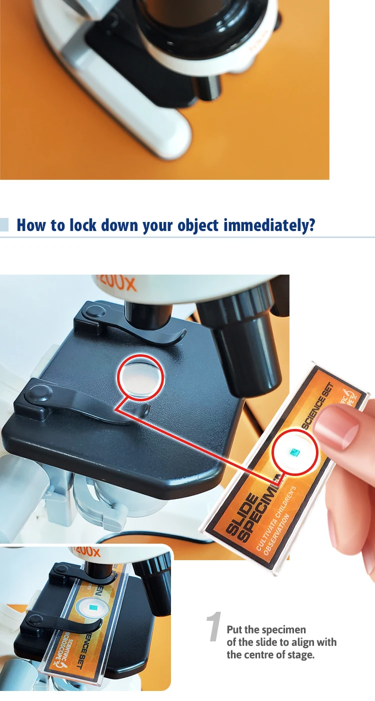 School Science Lab Kit Toys 1000x Kids Biological Educational