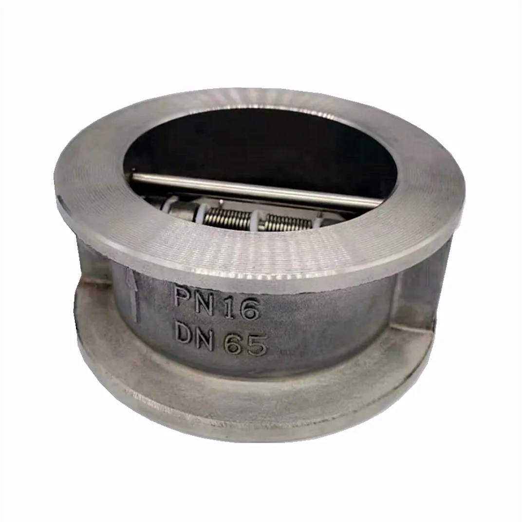 CF8/CF8M Wafer Flap Check Valve Valvula