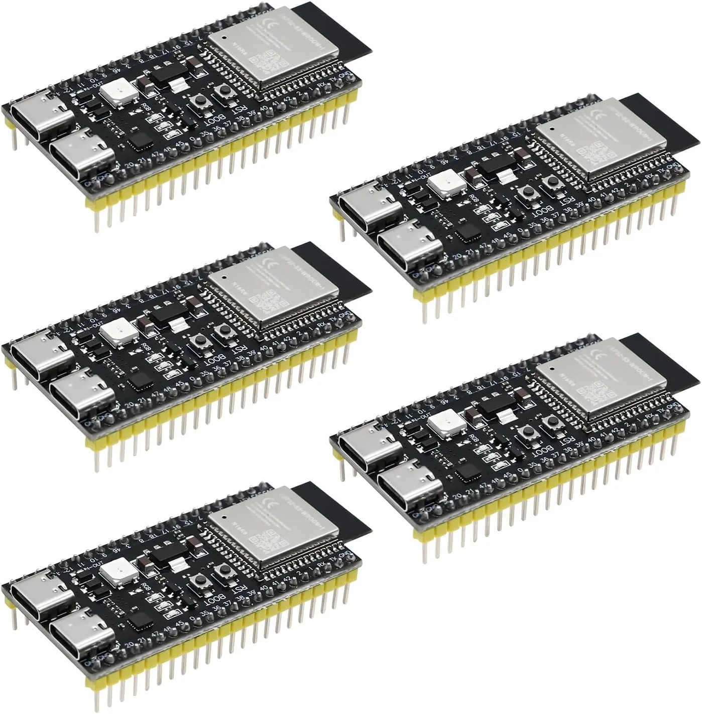 ESP32-S3-DevKitC-1-N8R8/N16R8 Development Board with ESP32-S3-WROOM-1 ...