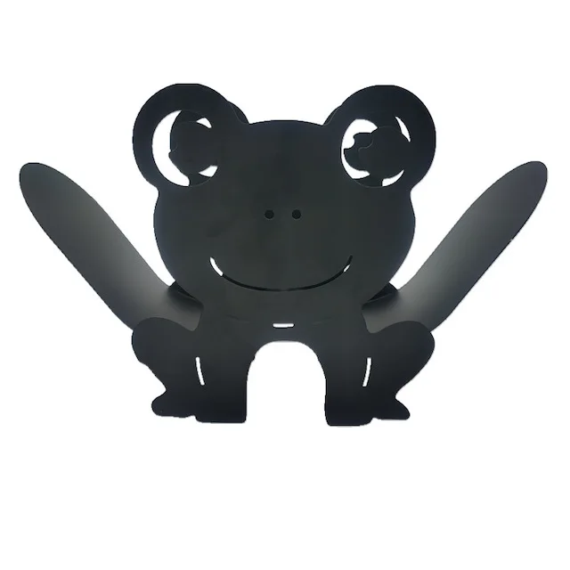 Toilettenpapierhalter In Kuh-Design – Aus Metall, Hält 5–7 Rollen, Wand- Oder Standmontage, Schwarz