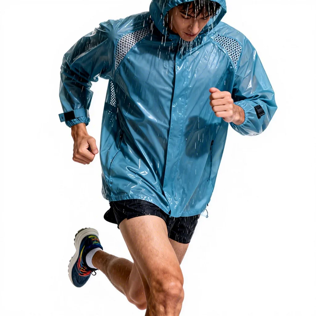 Op maat gemaakte beschermende regenjas voor buitenactiviteiten, moderne poncho voor volwassenen, noodregenjas, waterdichte regenjas voor hardlopen en marathons