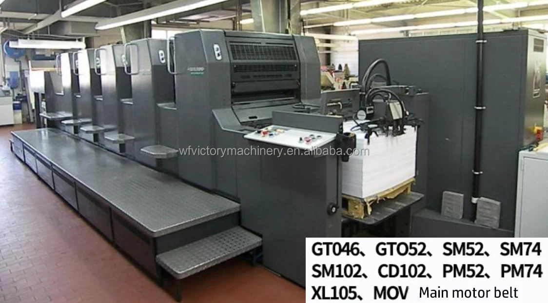 SM102 printing machine main motor belt| Alibaba.com