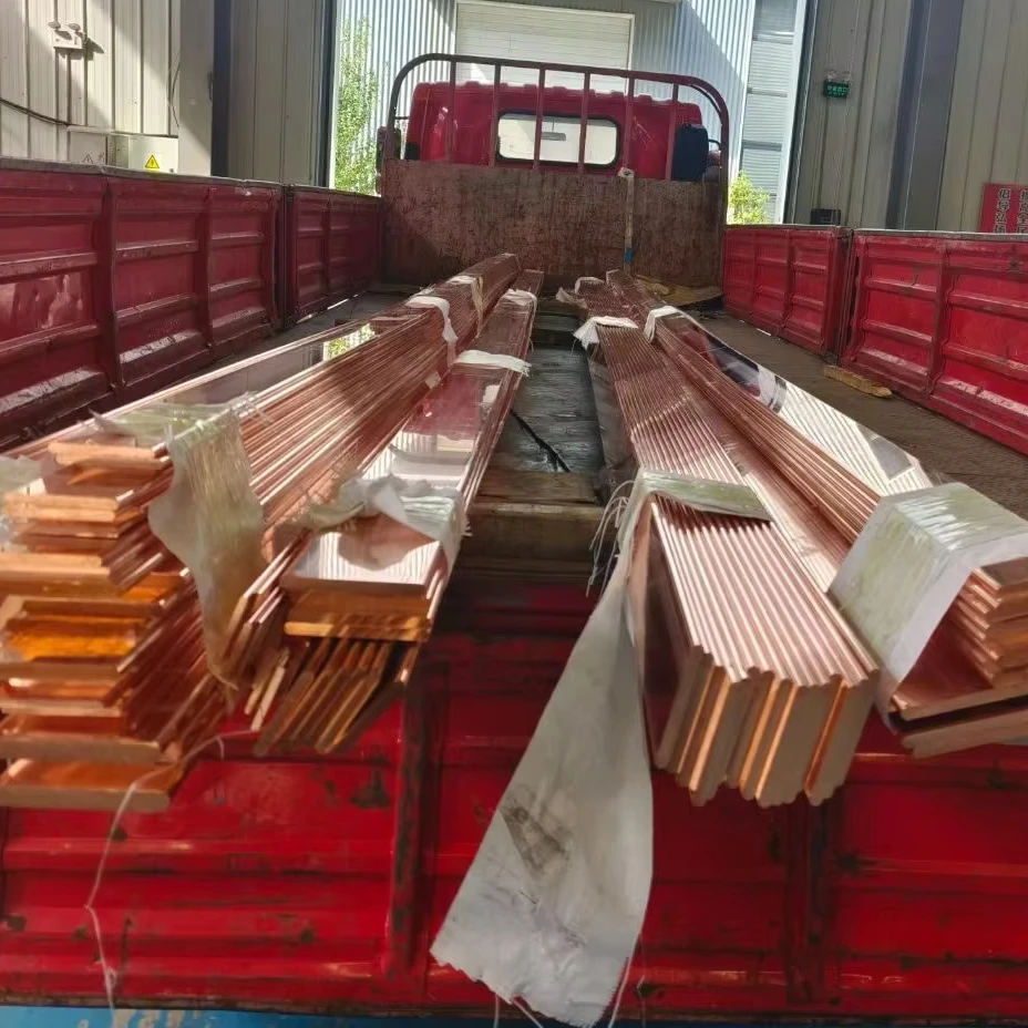 Various Series Solid Flat Electric Copper Bus bar Copper Flat bar