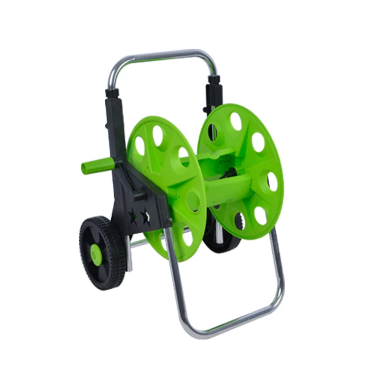 Vertak Portable Expandable Handle Garden Water Hose Reel Cart With