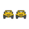 Car Focal bead Yellow SA235