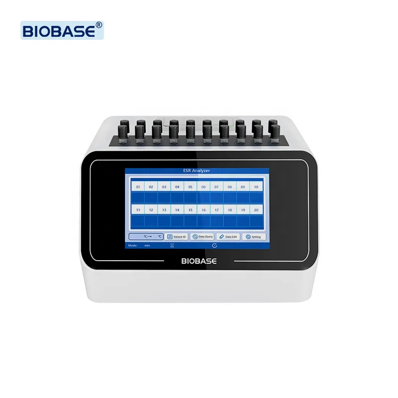 Biobase China Auto ESR Analyzer with 7-inch Color Touch LCD Screen Auto ESR Analyzer for Labs