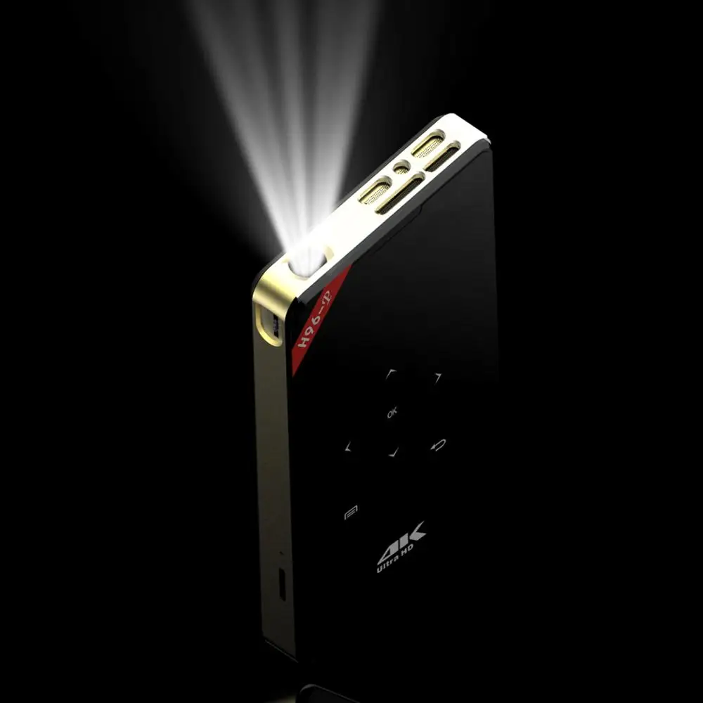 Mini Smart Android DLP LED Pocket Projector - 4K Home Theater