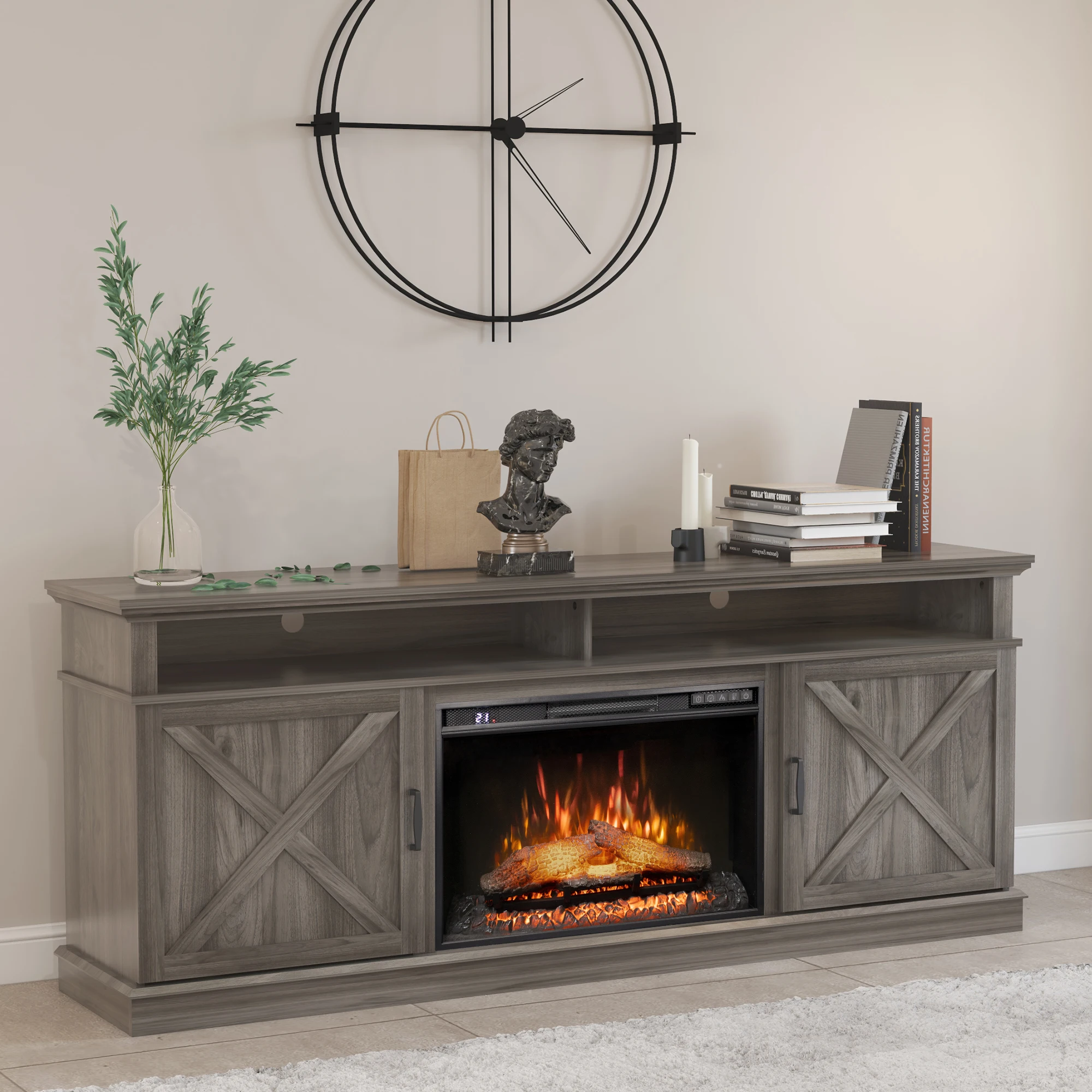 TV Stand Mobile LCD TV Stand TV Display Stand Support 2X2 Chinese Metal Steel Cable Living Packing Room Modern Furniture Lbs