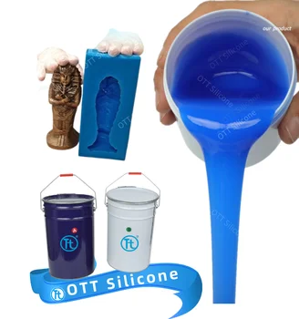 High Strength Fast Cure Rtv2 Silicone Rubber Liquid Silicone Rubber for Plaster Statue Mold Making