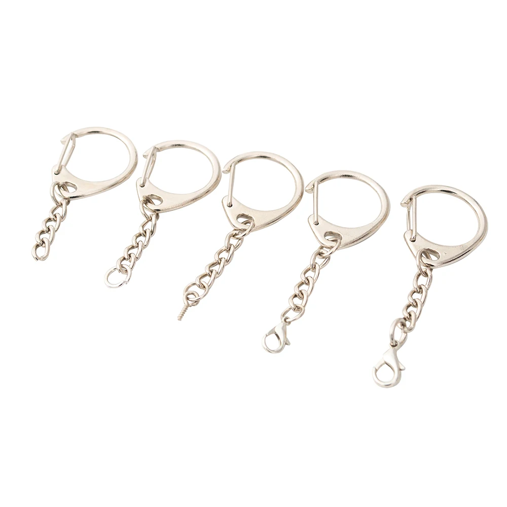 Silver Color D Rgger Clasp Swivel Clip Keychain for Keys Car Key Ring  Souvenir Couple Handbag Chain Gift DIY African Map
