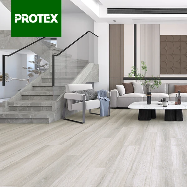 Protex Free Sample NEW ARRIVAL Poplar Parquet  Oak 4mm 5mm 6mm SPC Click Vinyl  Plank  Herringbone Flooring