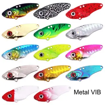 3D Eyes Sinking Metal VIB Bait for Marlin Tilapia Bream Fishing for Ice Fishing River ABS for Perch Barracuda Crank Cherry Use – Metal Jig – view 3