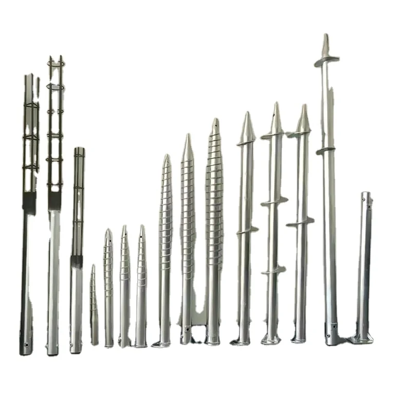 Spiral Ground Anchors Metal Earth Screw Ground Pole Anchor Spikes