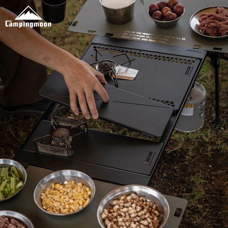 Folding IGT Camping Table Compact Ultralight Table Higher Leg Coffee Korean Japanese Bbq Grill Table