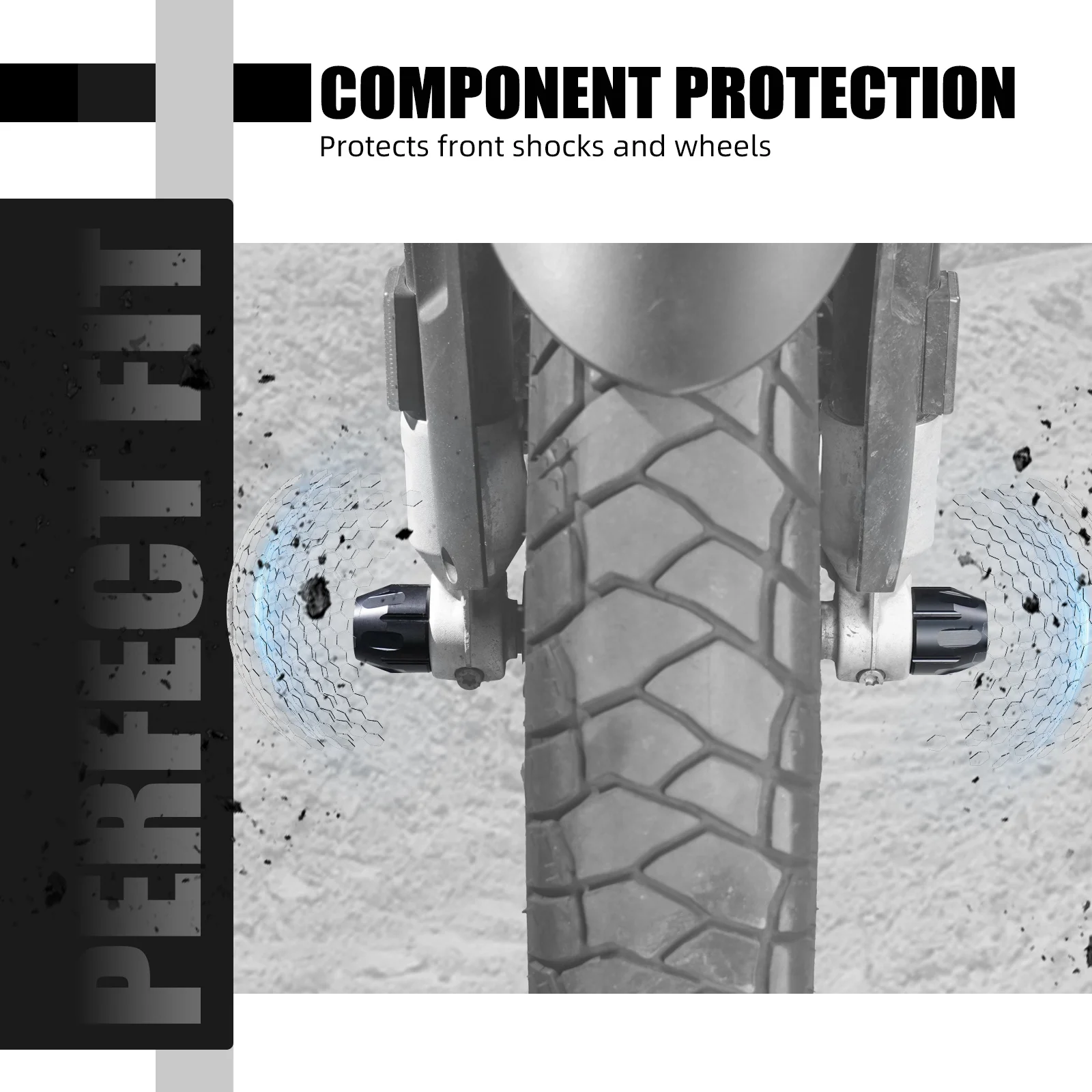 NICECNC Lot de 11 Cache-Trous de Cadre de Moto Compatible with BMW R1250 GS Adventure 2024, TPU, Noir
