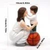 colorful Mother-and-Child Basketball