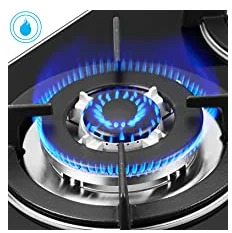 Built in 4 burner 110 v Stainless Steel Gas Stove Household Hob Gas Cooktops Surface Kitchen Utensils and Free Conversion