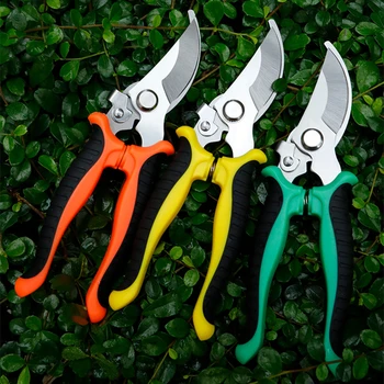 Stainless Steel Plant Cutting Tools Flower Clip Garden Scissors Trimming Manual Hand Pruner Garden Pruner Shears