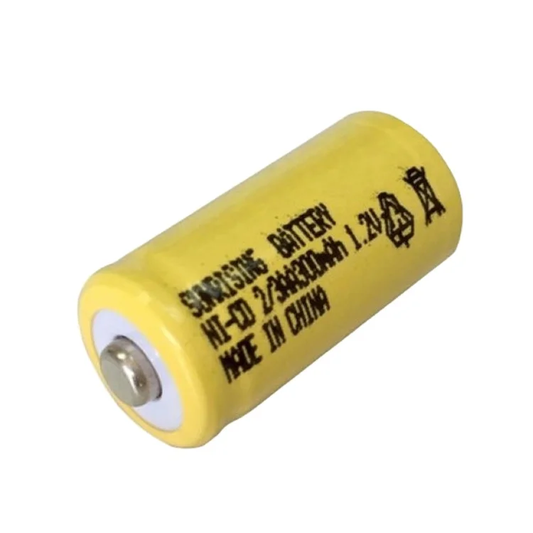 Accumulators Ni Cd 2/3aa 300mah 1.2v Rechargeable Batteries