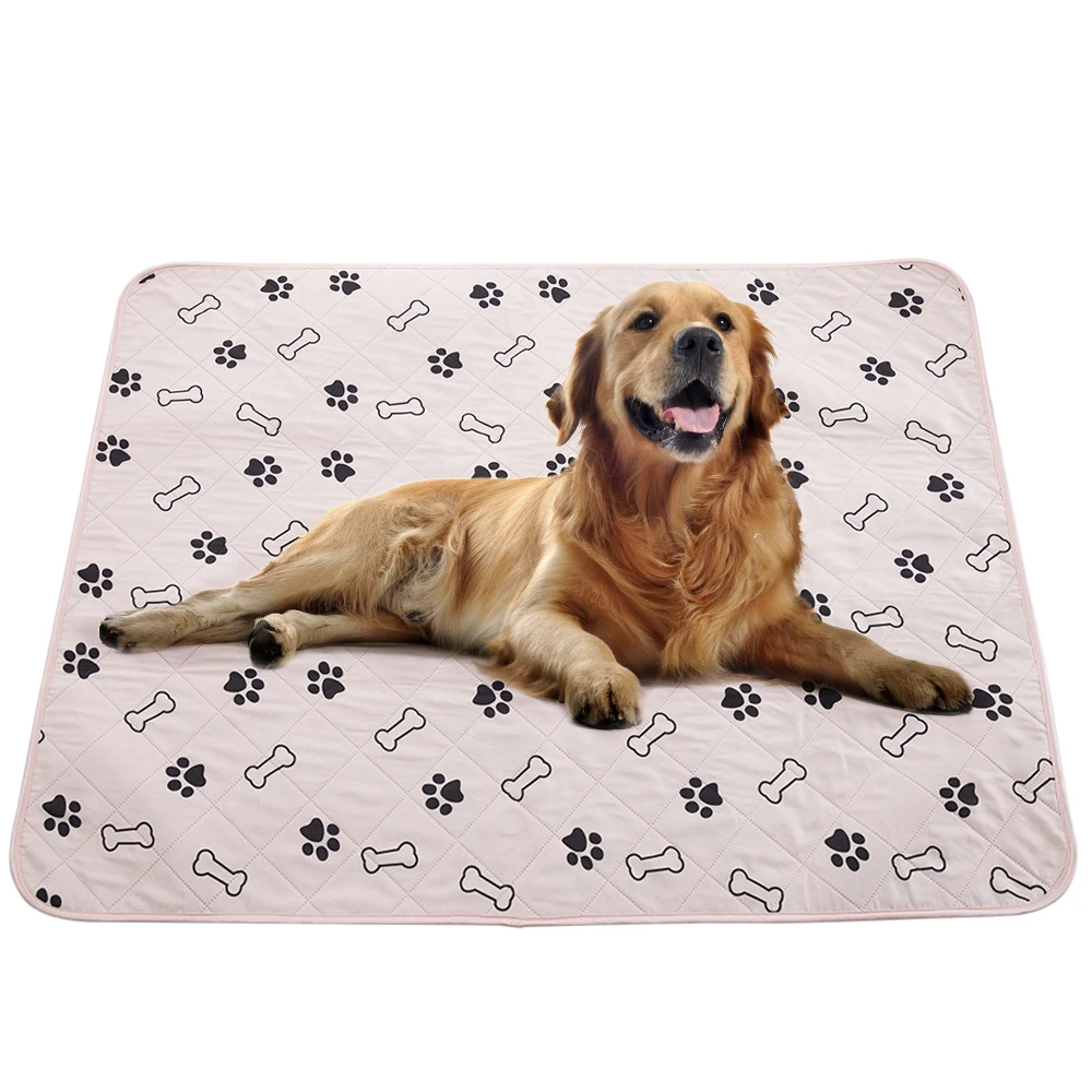 Tapis de pipi lavables, réutilisables, imperméables, pour chiots, tapis d'entraînement à absorption rapide