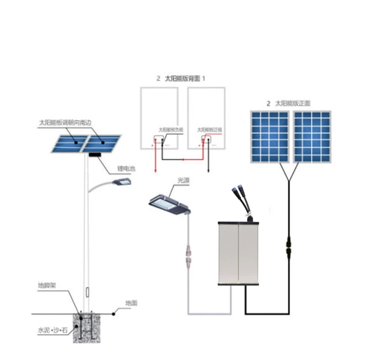 Ip67 Solar Street Light Battery Pack 12.8v60ah Solar Led Street Light ...