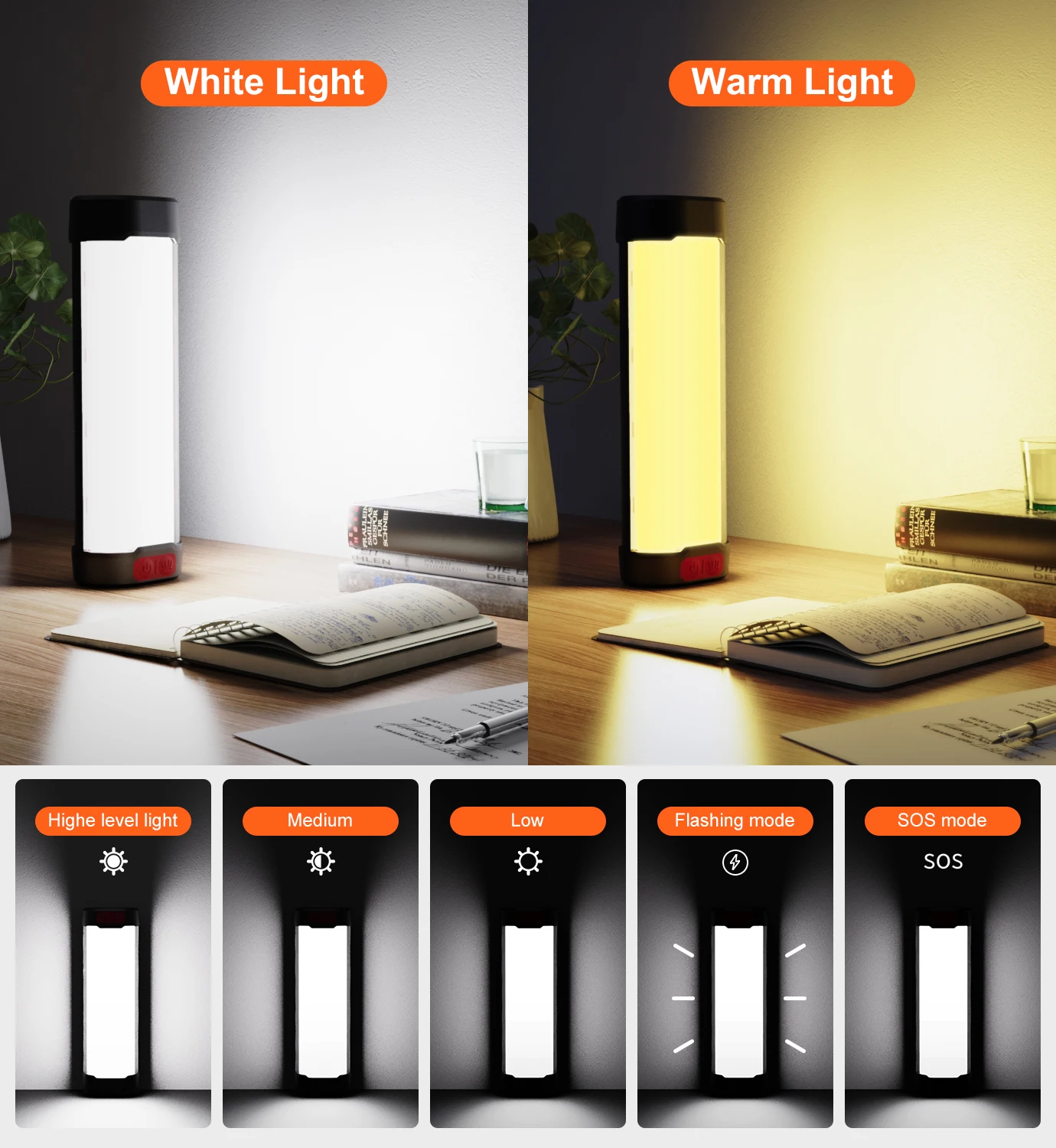 На открытом воздухе портативная Современная многофункциональная перезаряжаемая подвесная Светодиодная лампа для кемпинга на солнечных батареях огни 2-в-1 фонарь мобильный аккумулятор