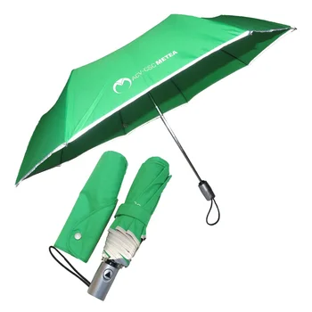 top selling products 2021 Unique Fluorescent Green Printed Brand Logo Customize Foldable Umbrella Amazon Basics