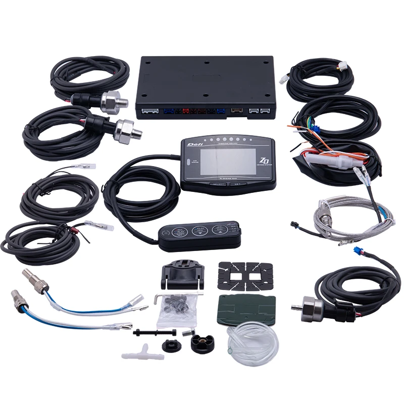 High quality hot sell car OBD2 advance ZD 10 in 1 defi style link car meter  DF09703 digital tachometer full kit