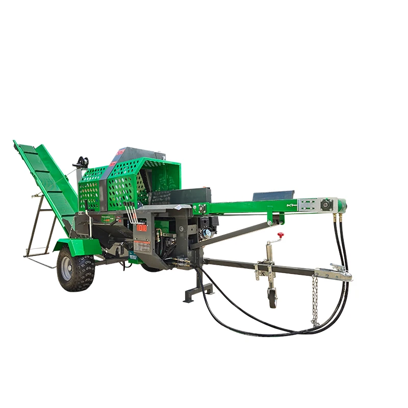 Much More Automatic Firewood Processor with Hydraulic Controlled Log Fixing Clamp