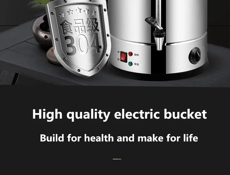 Stainless Steel Thermos Milk Tea Bucket Insulated Vacuum Hot Drinking